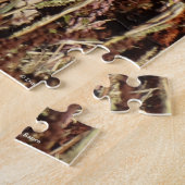 D31白尾の鹿の雑草 ジグソーパズル (側面)