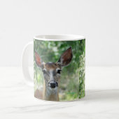 D33白尾の鹿のドームー コーヒーマグカップ (正面左)