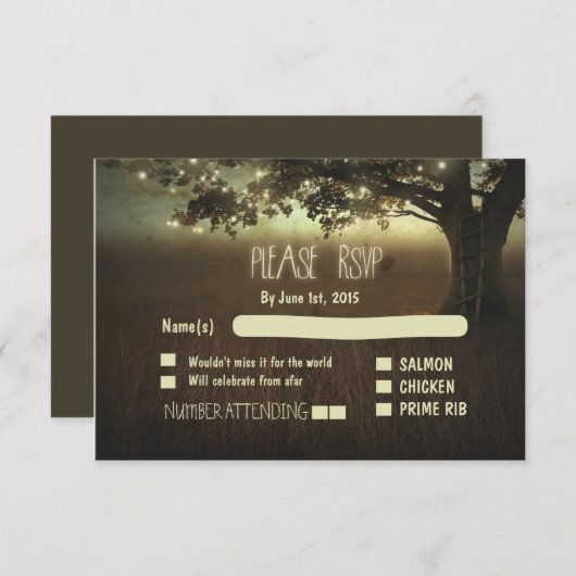 D4のCR 出欠カード (正面/裏面)