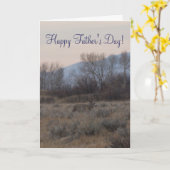 D4ミュール鹿バックアンドスイートグラスヒルズ カード (黄色い花)