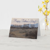 D4ミュール鹿バックアンドスイートグラスヒルズ カード (黄色い花)