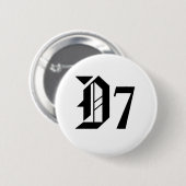 D7 缶バッジ (正面&裏面)