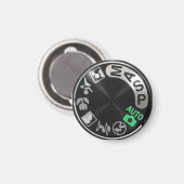 D90モードダイヤル マグネット (正面/裏面)