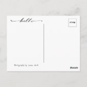 D.はがきをチェックインする ポストカード (裏面)