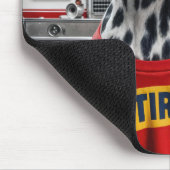 D.シャツを着退職したたダルメーションズ マウスパッド (コーナー)