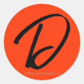 D – ステッカー (正面)