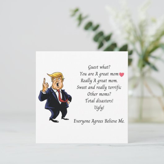 D.トラン素晴らしプママの母のデイカード カード (スタンド正面)