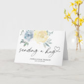 D.ハグを隔離恋しく思して社会的に カード (黄色い花)