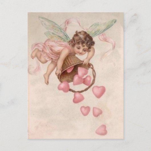 D.ハートを送るバレンタイン シーズンポストカード (正面)