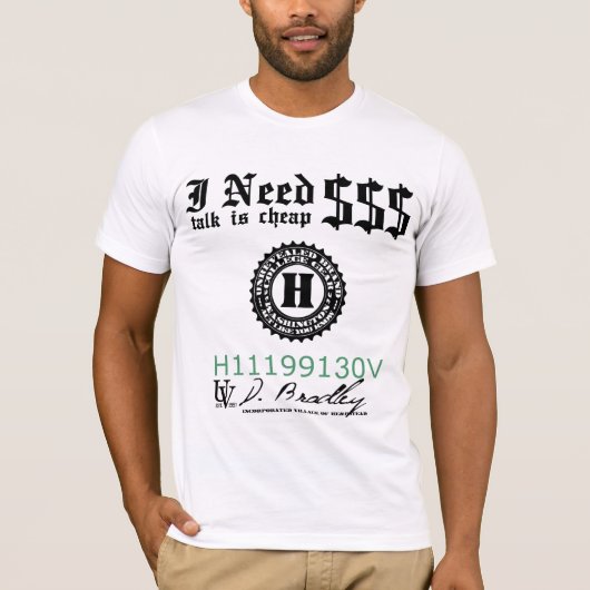 D.ブラッドリー Tシャツ (正面)