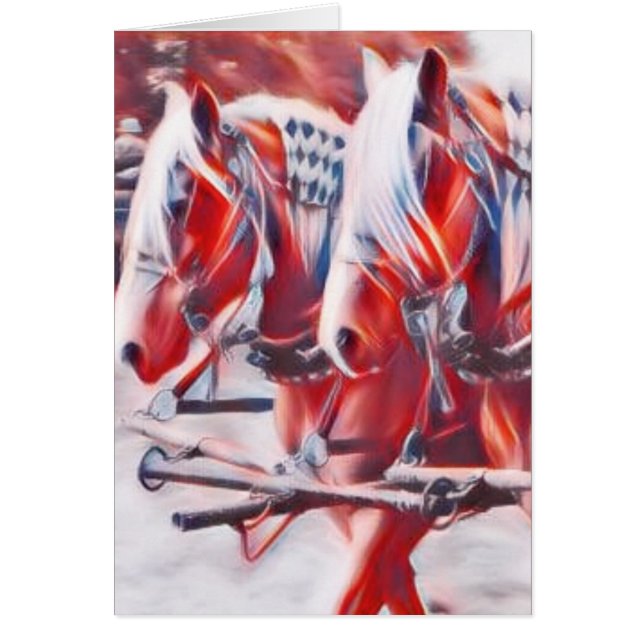 D.働く馬 (正面)