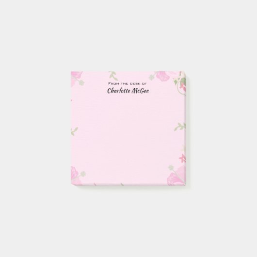 D.名前のデパーソナライズされたスクから ポストイット (正面)