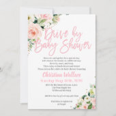 D.女の子のベビーシャワー招待状を運転する 招待状 (正面)