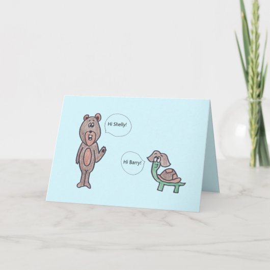 D.挨拶だけ カード (正面)