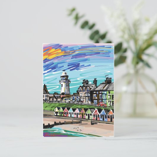 D.海辺で ポストカード (スタンド正面)