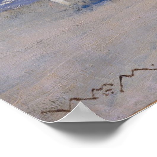 D.海辺で | c.1892 ポスター (角)