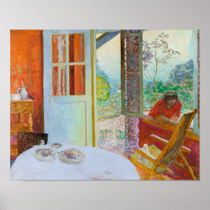 D.田舎の食堂 Paul Bonnard ポスター