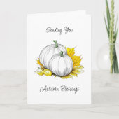 D.秋の恵み カード (正面)