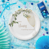 D.結婚するシャンパン ペーパープレート (パーティー)