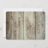 D.結婚式素朴の招待状 招待状 (裏面)