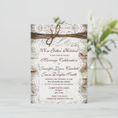 D.結婚式素朴の招待状 招待状 (スタンド正面)