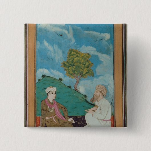 D-181 fol.9氏先生および彼の生徒1674年 缶バッジ (正面)