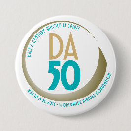 D.A. 50周年大会デザイン 缶バッジ
