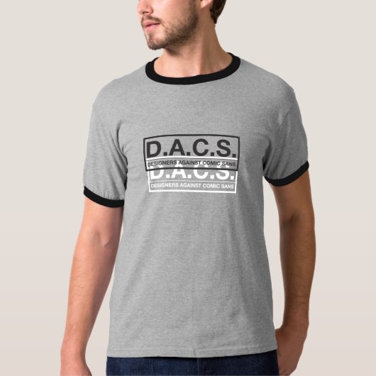 D.A.C.S. 漫画に対するデザイナーSans Tシャツ (正面)