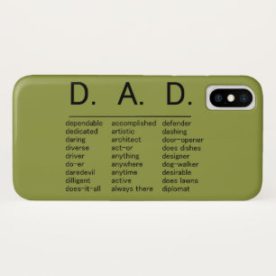 D.A.D. 父の日 iPhone X ケース