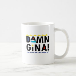 D A M N GINA コーヒーマグカップ