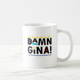 D A M N GINA コーヒーマグカップ