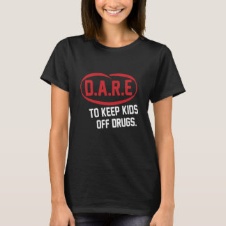 D.A.R.E.(デア)ヴィンテージ90のロゴ/デア保・ト・キ Tシャツ