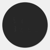 D B Is For Bryson Name Student Kindergarten  ラウンドシール (正面)