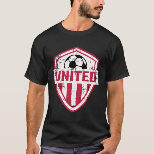 D Cサッカージャージースタイル統一されたサッカーファンDc Tシャツ (正面)
