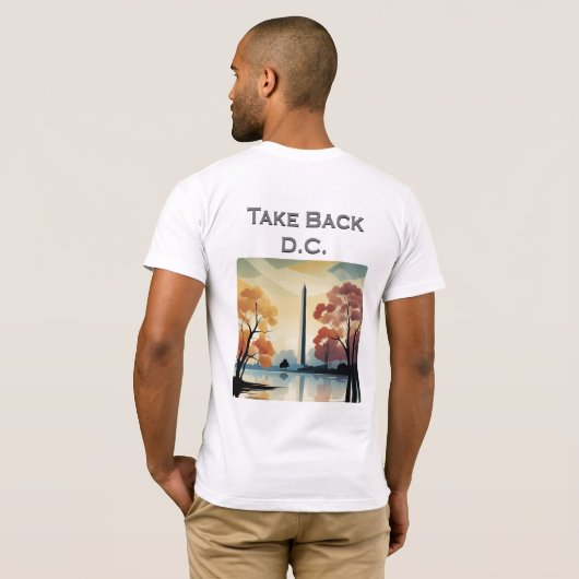 D.C.を取り戻す Tシャツ (裏面フル)