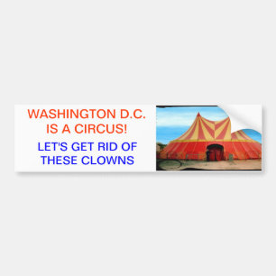 D.C. サーカスはあります バンパーステッカー