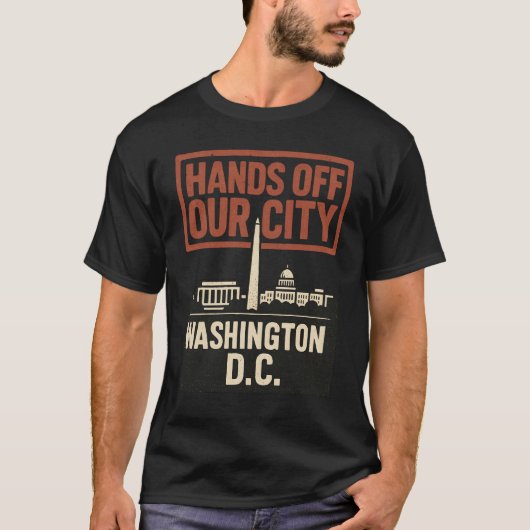 D.C.我々の街から手を離す Tシャツ (正面)