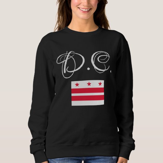 D C  Washington District of Columbia スウェットシャツ (正面)