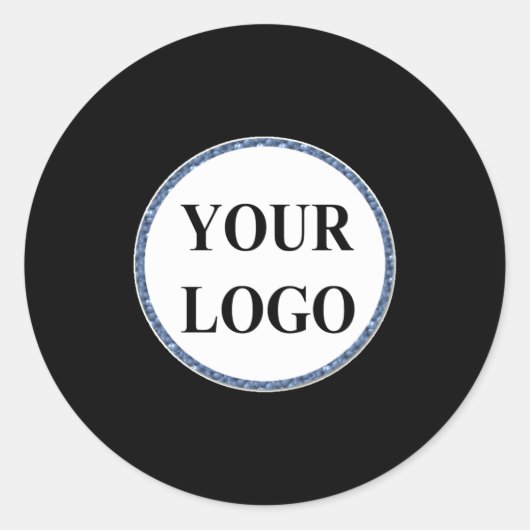 D Christmas Gift Ized Idea Logo Baby  ラウンドシール (正面)