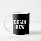 D Cousin Crew Matching Family コーヒーマグカップ (左)