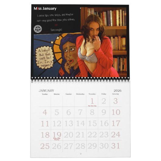 D&Dのピンナップのカレンダー カレンダー (1月 2026)