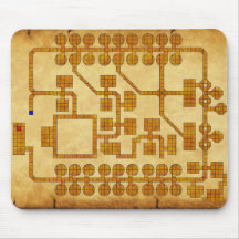D&Dのマウスパッドの地図