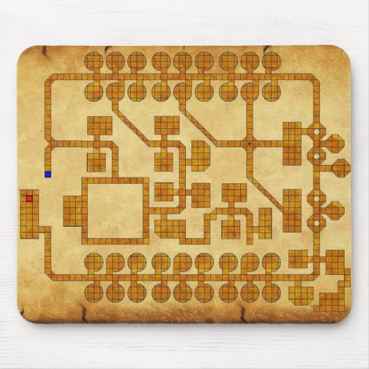 D&Dのマウスパッドの地図 マウスパッド (正面)