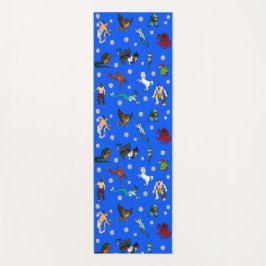 D&Dの地下牢およびドラゴンサイコロおよびモンスター ヨガマット