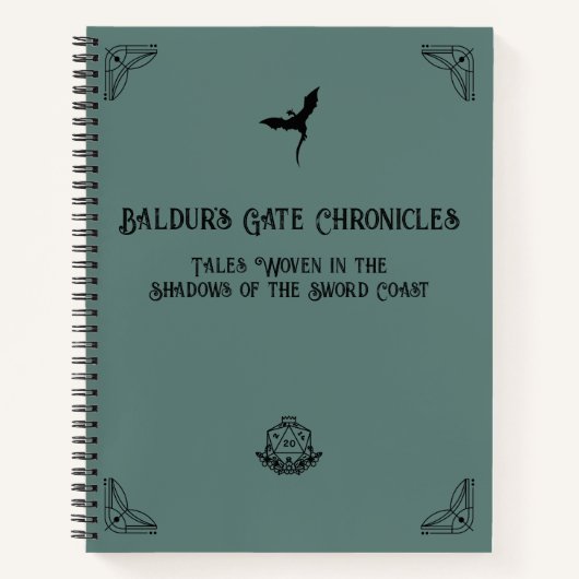 D&Dキャンペーンクロニクルノートブック ノートブック (正面)