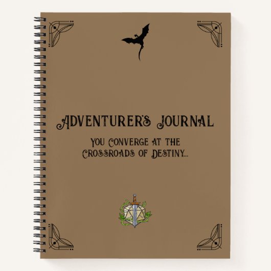 D&Dキャンペーンクロニクルノートブック ノートブック (正面)