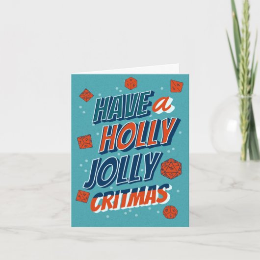 D&Dクリスマスカードホリークリトすてきマス シーズンカード (正面)