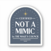 D&Dシおもしろいステッカーなし シール (正面)