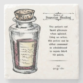 D&Dスーペリアヒーリングポーション：大理石コースター ストーンコースター (正面)