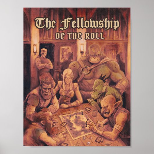 D&Dデコール、ダンジョンとドラゴンRPGウォールアート ポスター (正面)